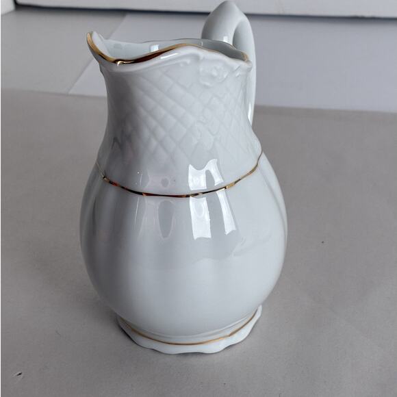 Dinnerware Creamer S. Paulo Brazil Pattern Vilma Fine China 1940s Vintage - Picture 2 of 8